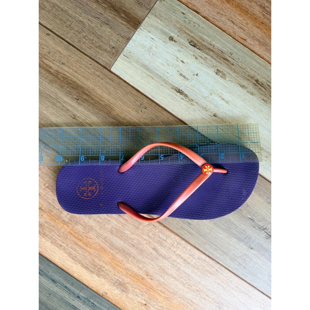 Tory Burch Women's Purple Thong Flip Flop Sandals - Approx. 10" Insole - Size 9 - Picture 5 of 7